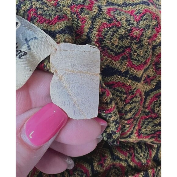 Vintage Fischer Fashion Womens Blazer Short Brown Floral Pattern Size 18 - Picture 9 of 10